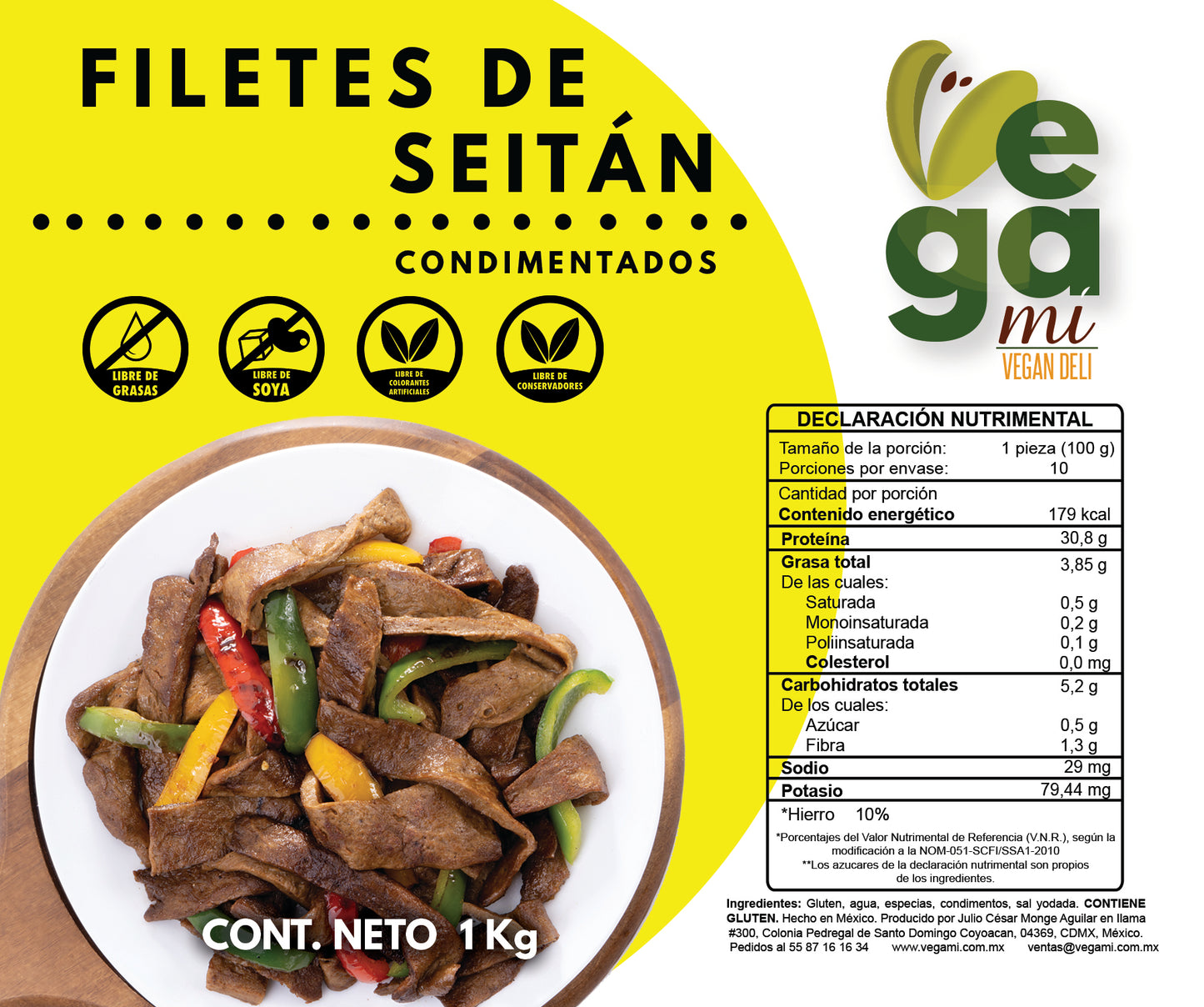 Filetes de Seitán