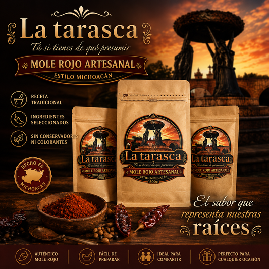 Mole rojo artesanal - Estilo Michoacán
