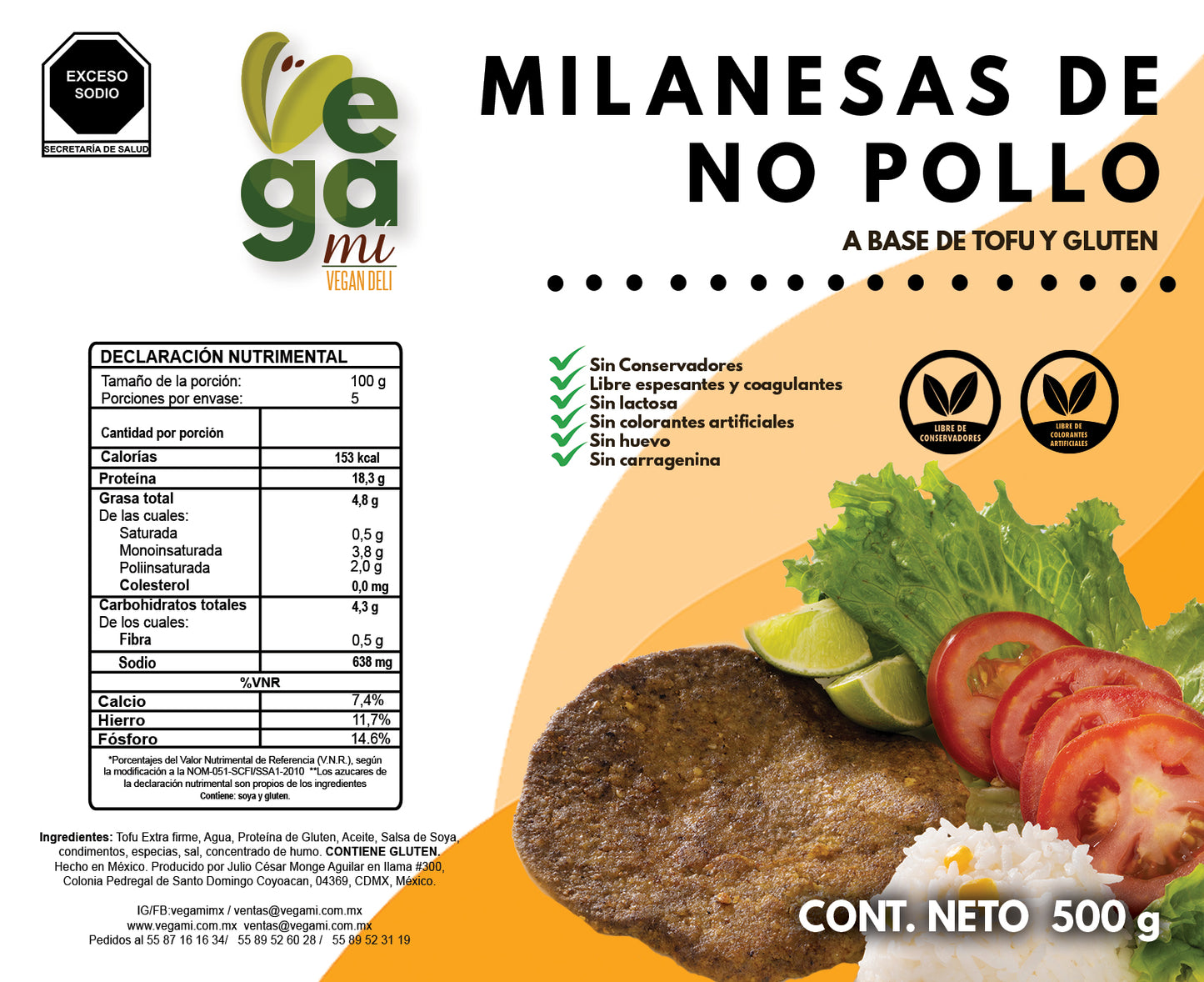 Milanesas de No Pollo